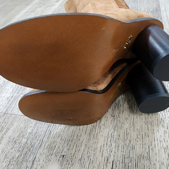 Coach Ombre Saddle Suede Heel Boot 5 nwt - Picture 3 of 9